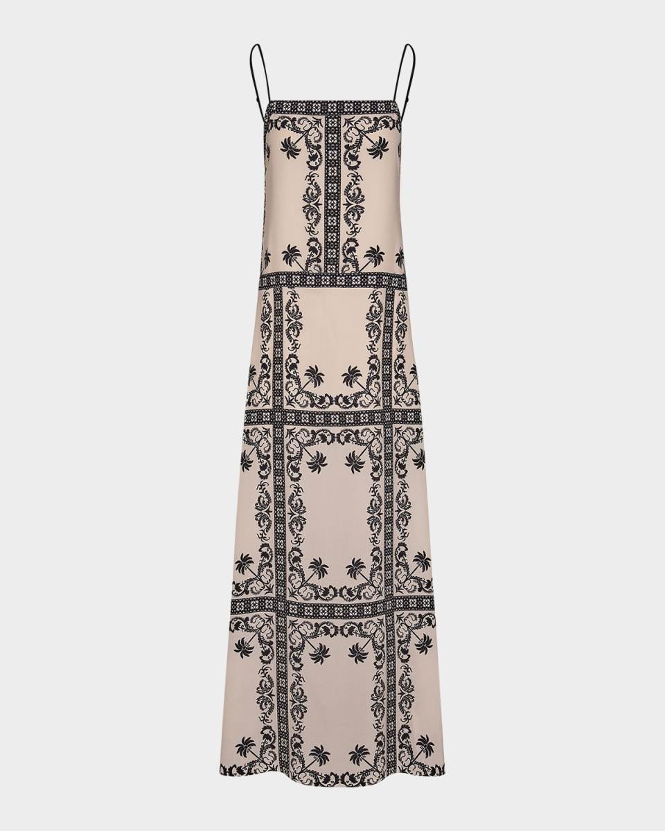 Reinvention Sleeveless Silk Maxi Dress